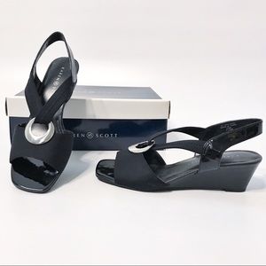 NEW Karen Scott slingback wedge sandals